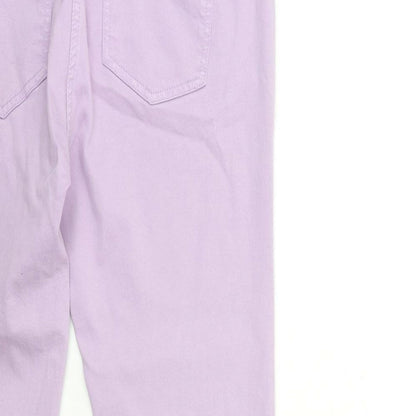 Womens UK Size 32 in Preworn Regular Fit Skinny Purple Jeans