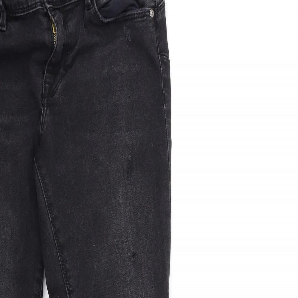 Womens UK Size 29 in H&M Regular Fit Skinny Black Jeans