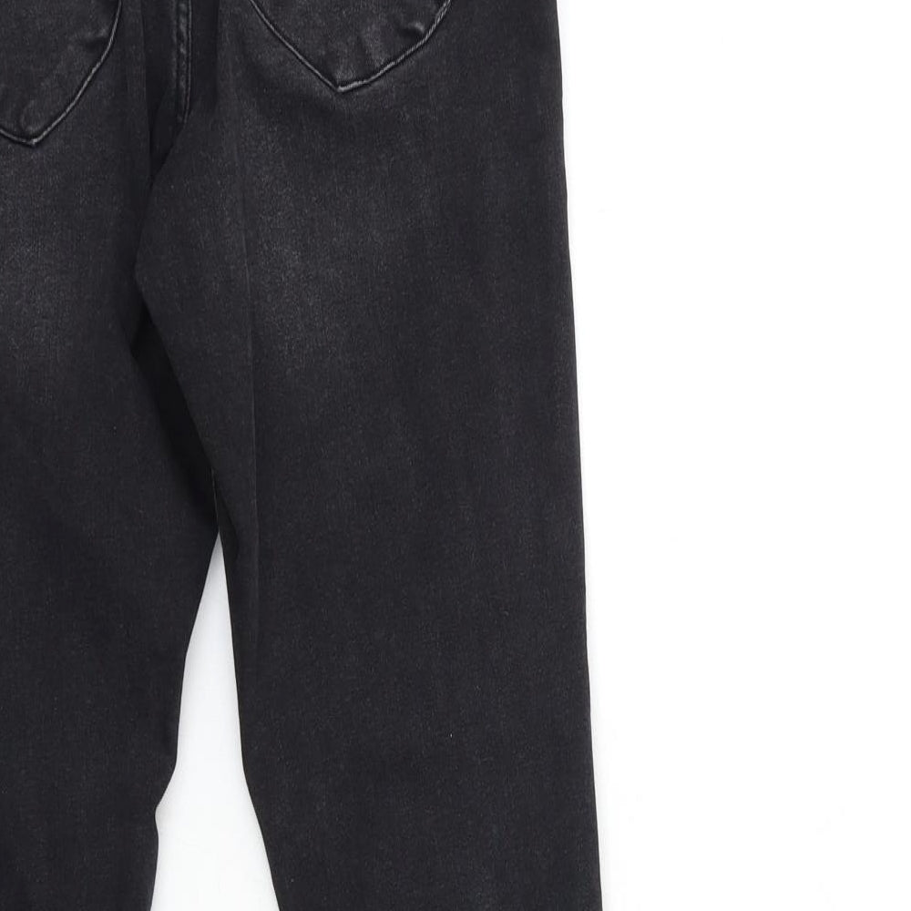 Womens UK Size 29 in H&M Regular Fit Skinny Black Jeans