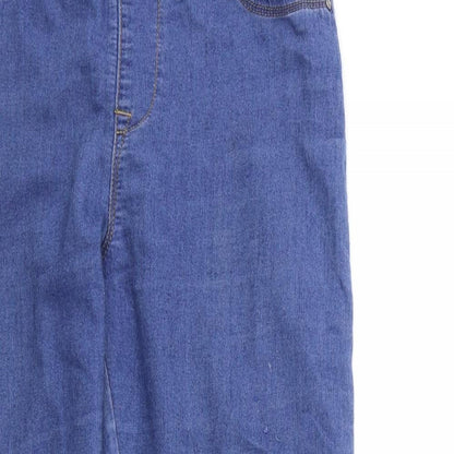 Denim & Co. Womens Blue  Denim Jegging Jeans Size 10 L29 in