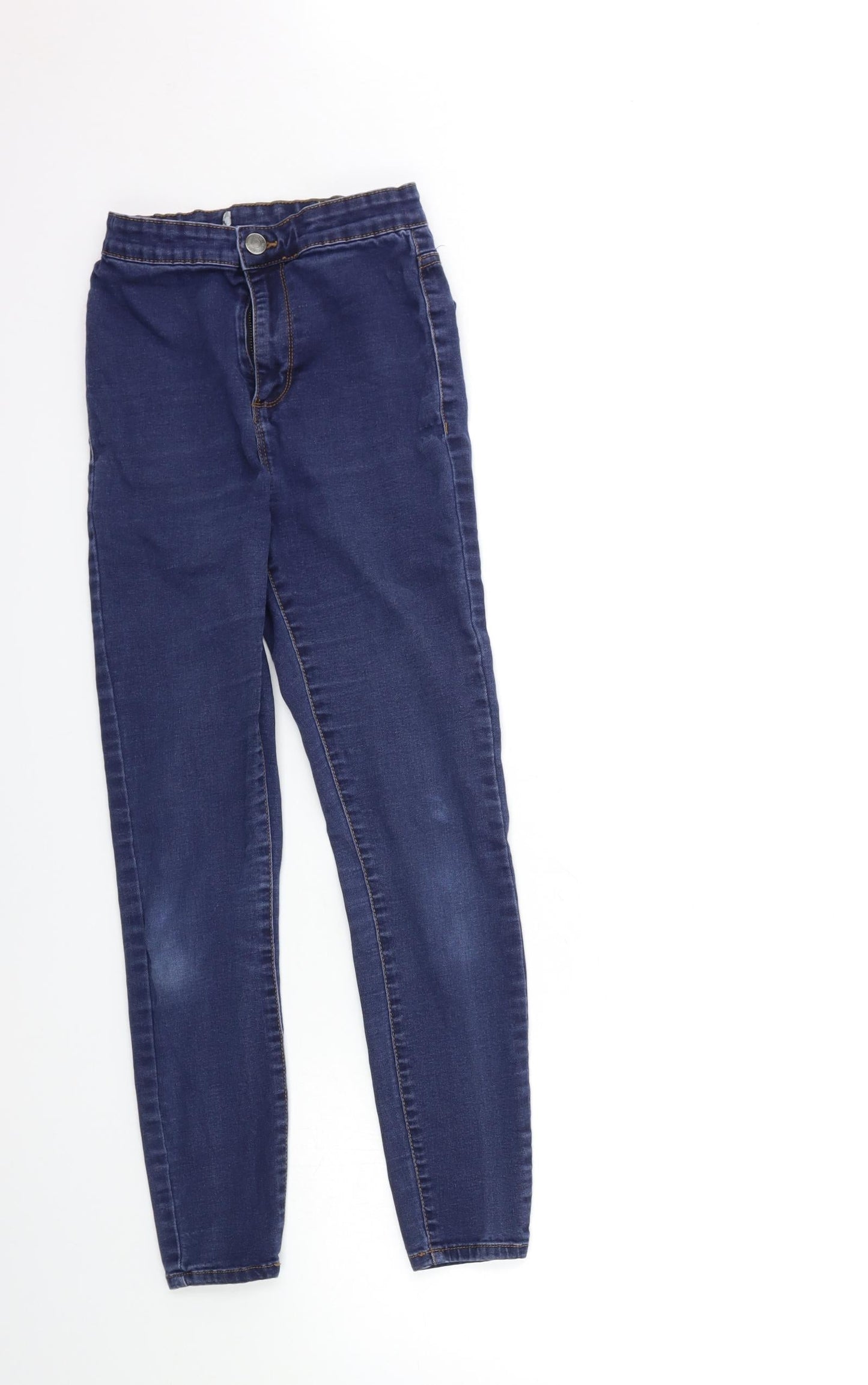 Denim & Co. Womens Blue  Denim Skinny Jeans Size 8 L25 in