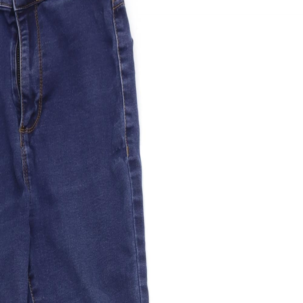 Denim & Co. Womens Blue  Denim Skinny Jeans Size 8 L25 in