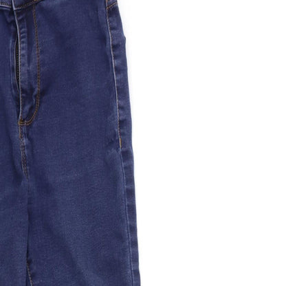 Denim & Co. Womens Blue  Denim Skinny Jeans Size 8 L25 in