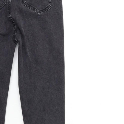 Denim & Co. Womens Grey  Denim Skinny Jeans Size 10 L29 in