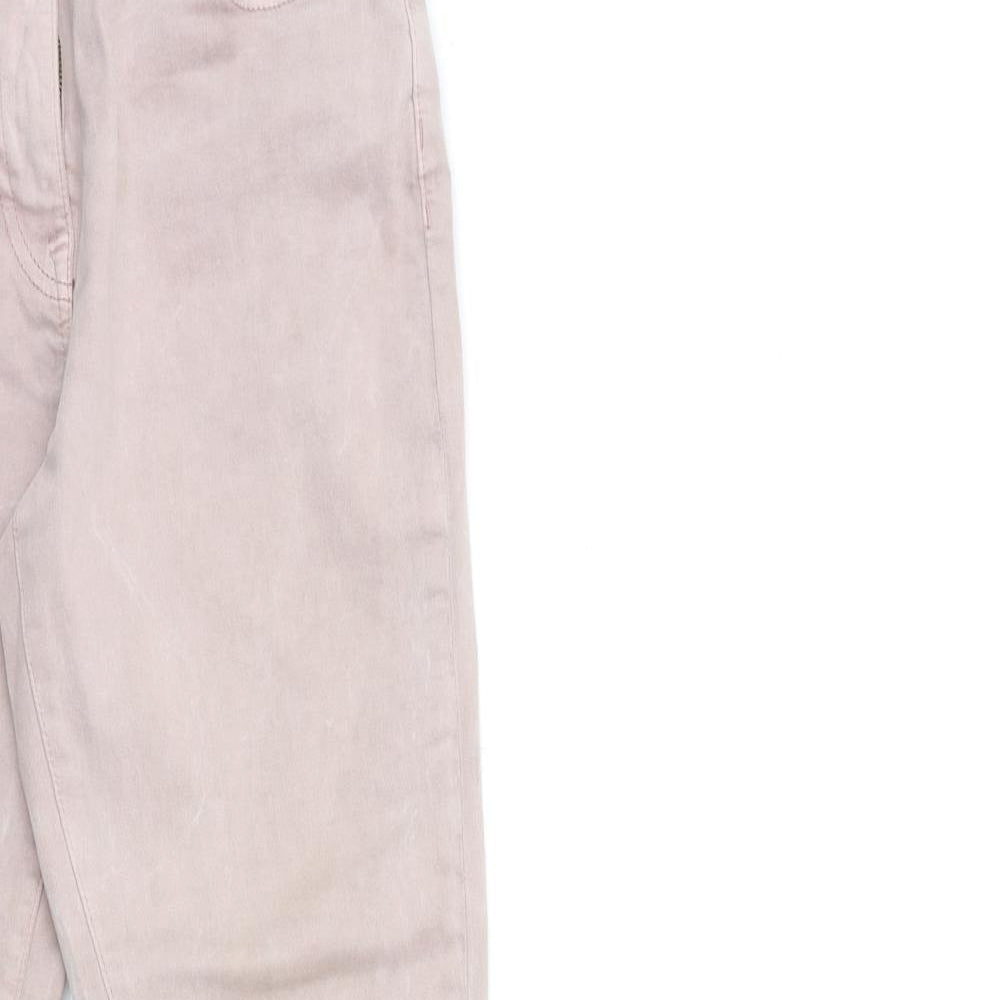 NEXT Womens Pink  Denim Skinny Jeans Size 12 L30 in