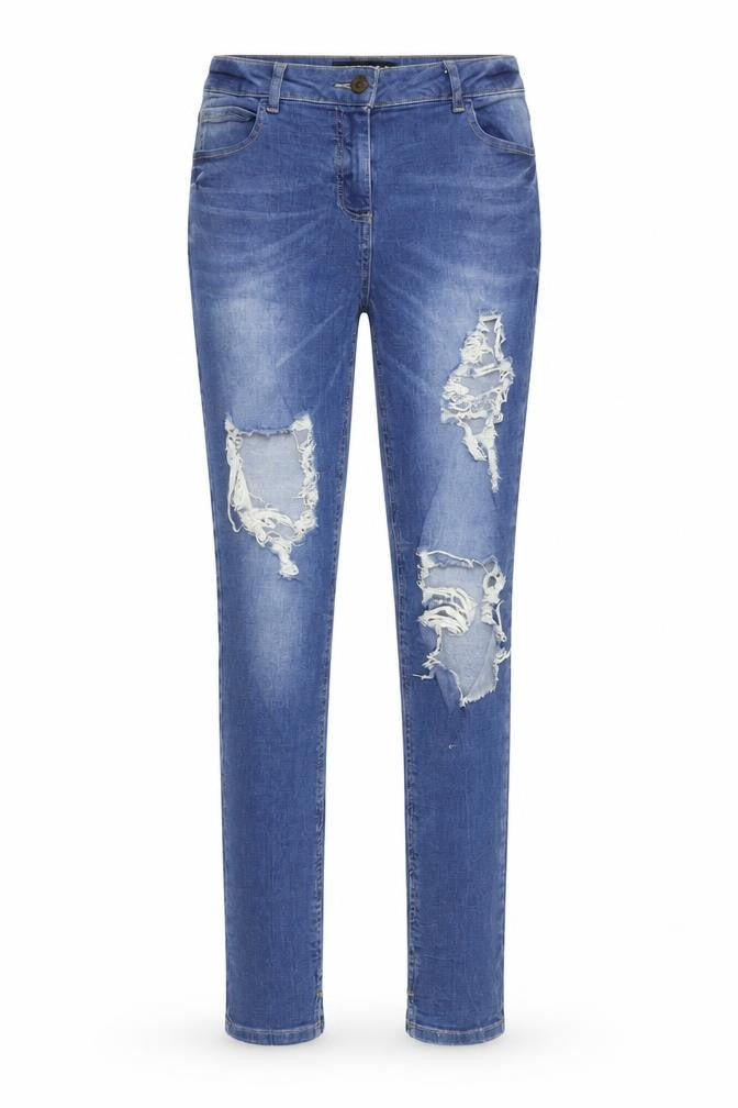 Parisian Signature Womens Blue  Denim Skinny Jeans Size 12 L30 in