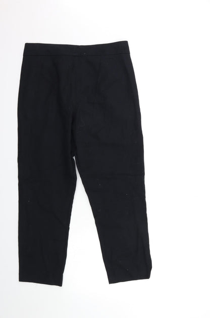 Womens UK Size 10 Marks and Spencer Regular Fit  Black Trousers