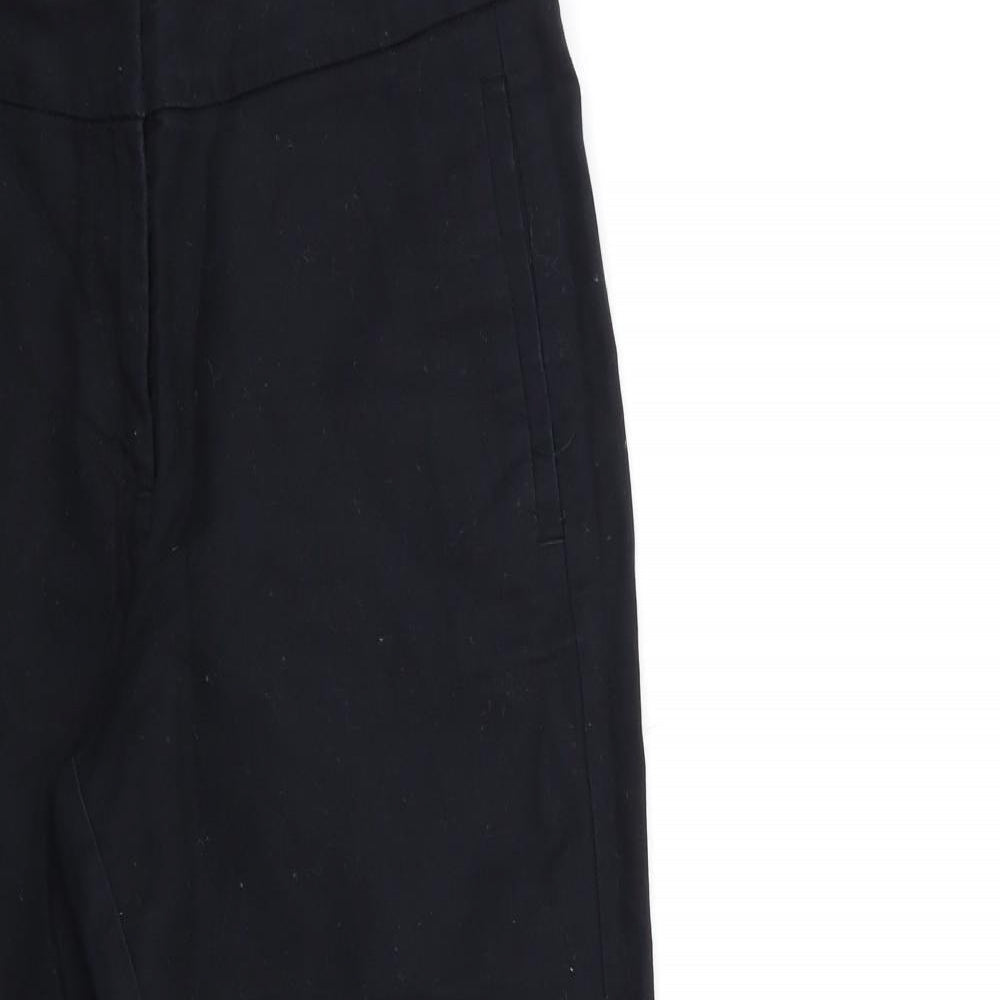 Womens UK Size 10 Marks and Spencer Regular Fit  Black Trousers