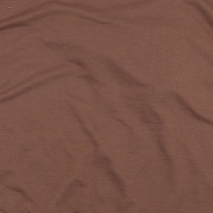 Womens UK Size L Preworn Brown Full Zip Jumper