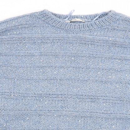 Asda George Womens Blue   Pullover Jumper Size M