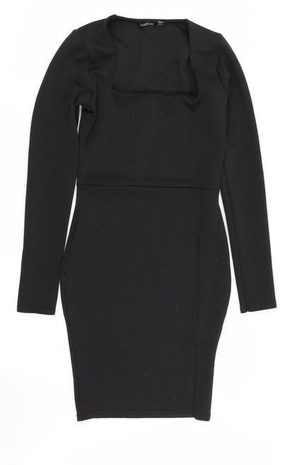 Boohoo Womens Black   A-Line  Size 6