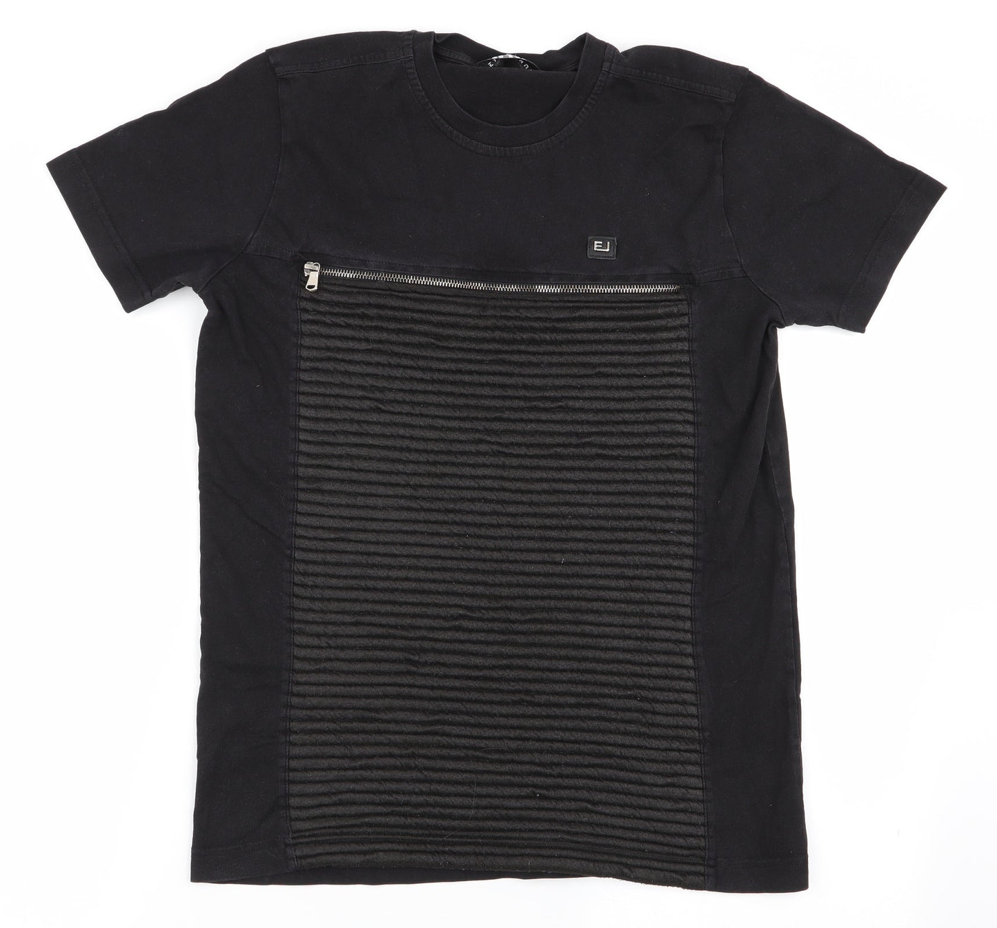 ETD jeans Mens Black    T-Shirt Size S