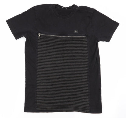ETD jeans Mens Black    T-Shirt Size S