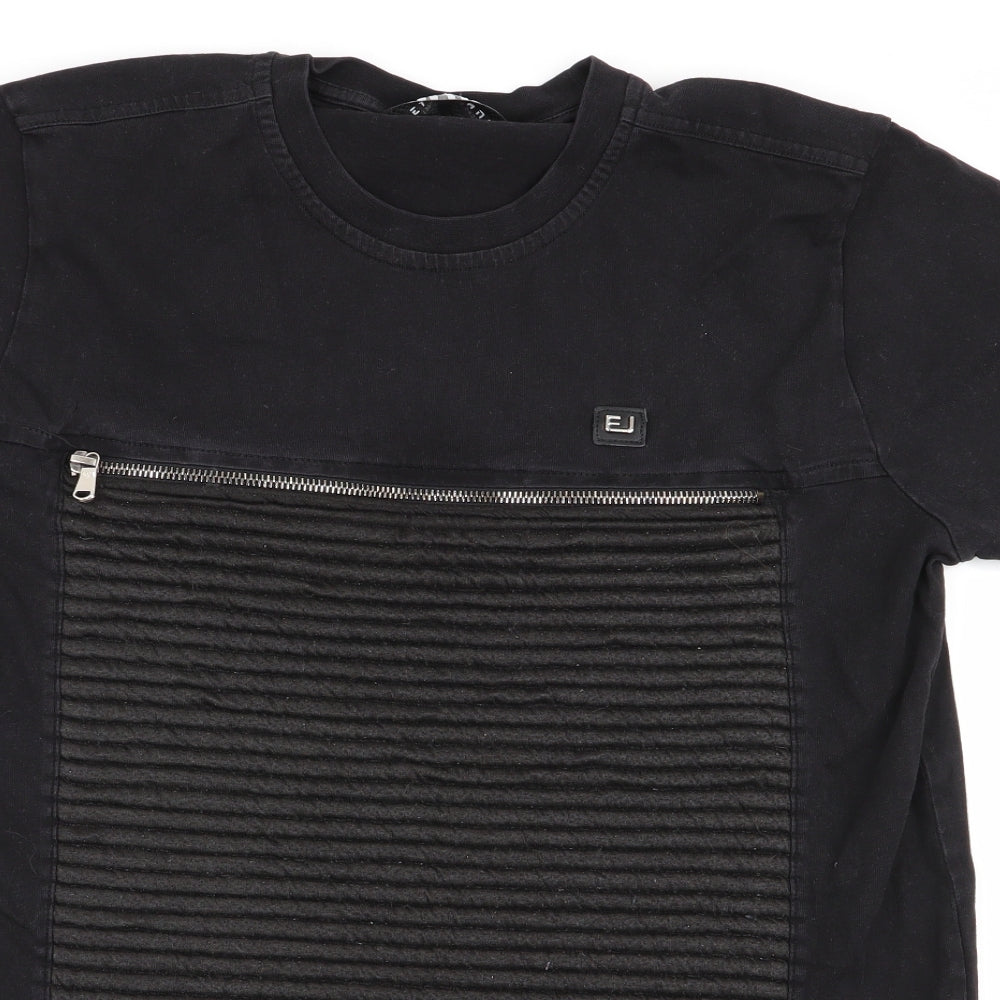 ETD jeans Mens Black    T-Shirt Size S