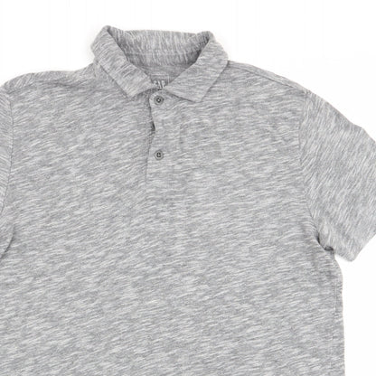 Gap Mens Grey    Polo Size S