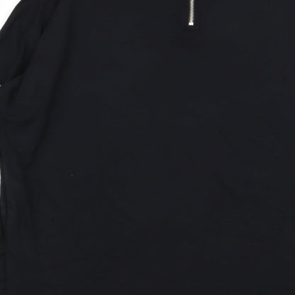 Womens UK Size 12 Select Black Basic T-Shirt