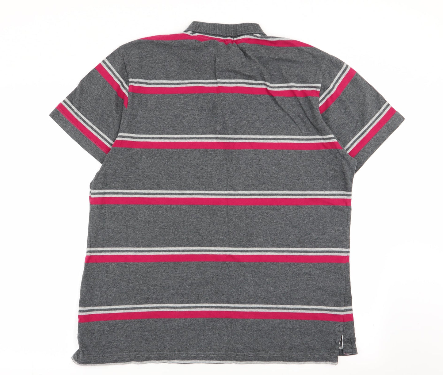 als Mens Multicoloured Striped   Polo Size M