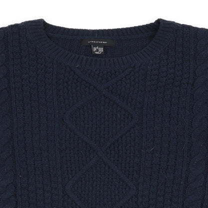 Primark Womens Blue Geometric  Pullover Jumper Size 14