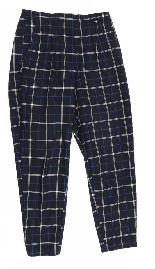 F&F Womens Multicoloured Check  Trousers  Size 10 L28 in