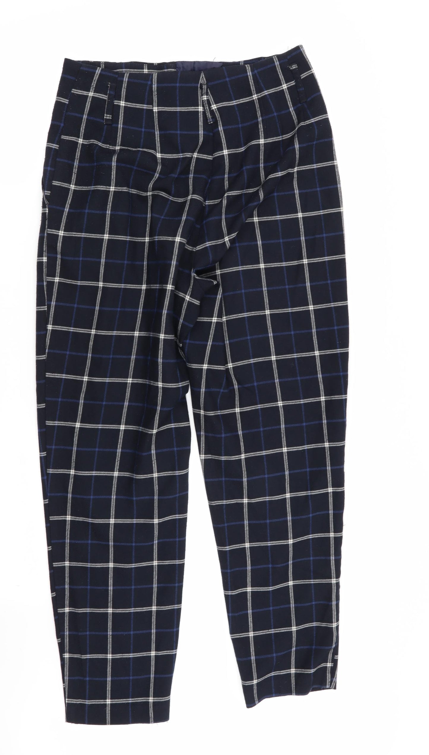 F&F Womens Multicoloured Check  Trousers  Size 10 L28 in
