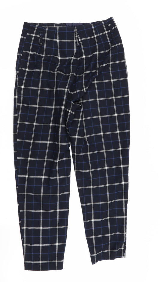 F&F Womens Multicoloured Check  Trousers  Size 10 L28 in