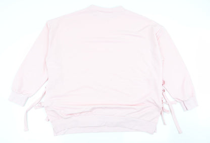 Boohoo Womens Pink   Pullover Jumper Size 10