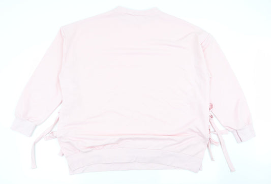 Boohoo Womens Pink   Pullover Jumper Size 10