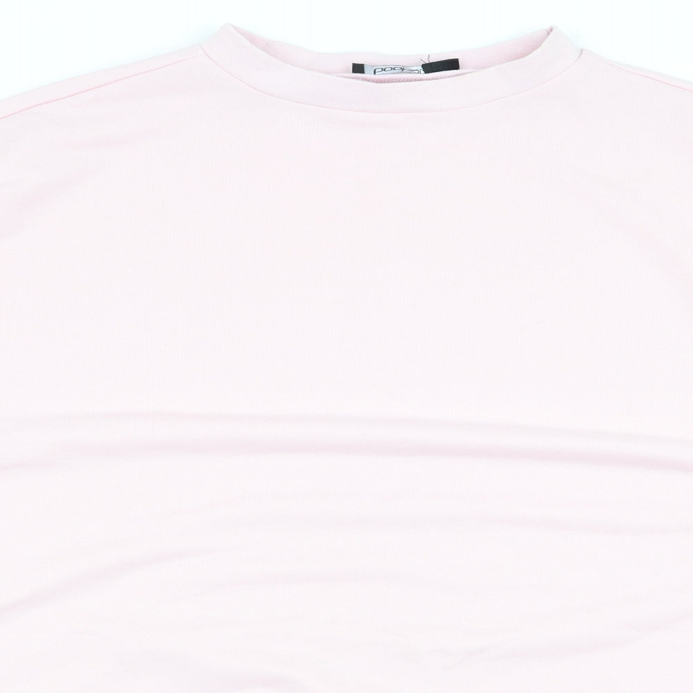 Boohoo Womens Pink   Pullover Jumper Size 10