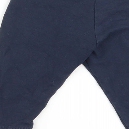 NEXT Girls Blue   Jogger Trousers Size 3-6 Months  - leggings