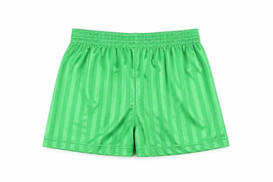 Maddins Boys Green Striped  Sweat Shorts Size 8-9 Years