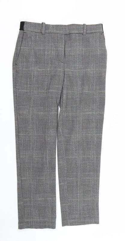 Womens UK Size 30 Preworn Regular Fit Capri Grey Trousers