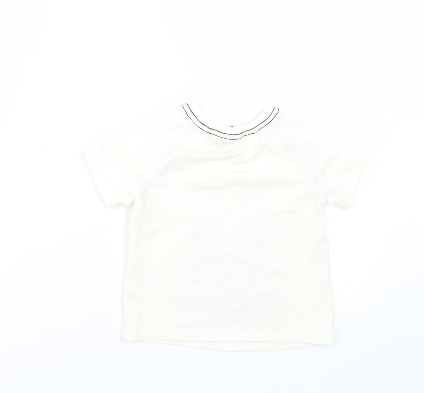 Rorie Whelan Boys Beige   Basic T-Shirt Size 12-18 Months  - Bear