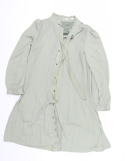 Uni girl Womens Green   T-Shirt Dress  Size S