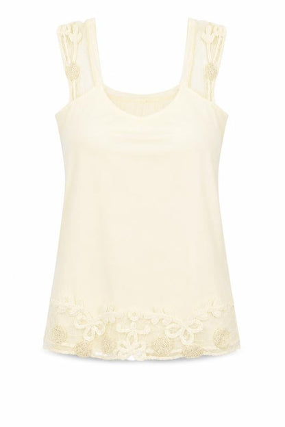 Womens UK Size M Preworn Yellow Basic Tank