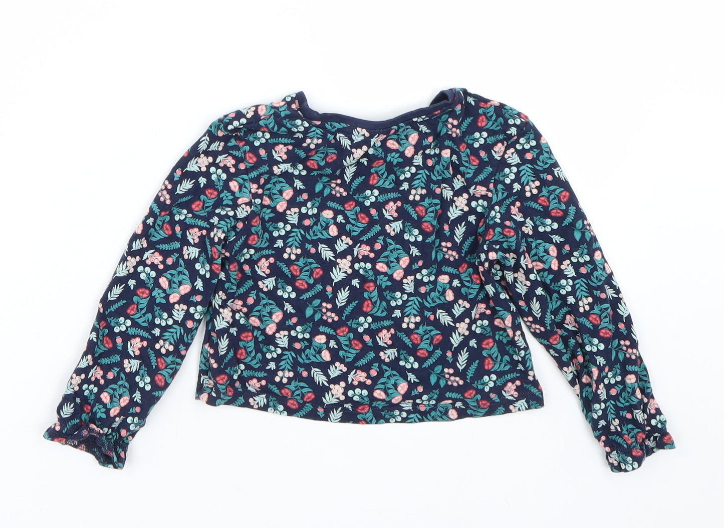 Primark Girls Multicoloured Floral  Basic T-Shirt Size 36 Months