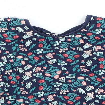 Primark Girls Multicoloured Floral  Basic T-Shirt Size 36 Months