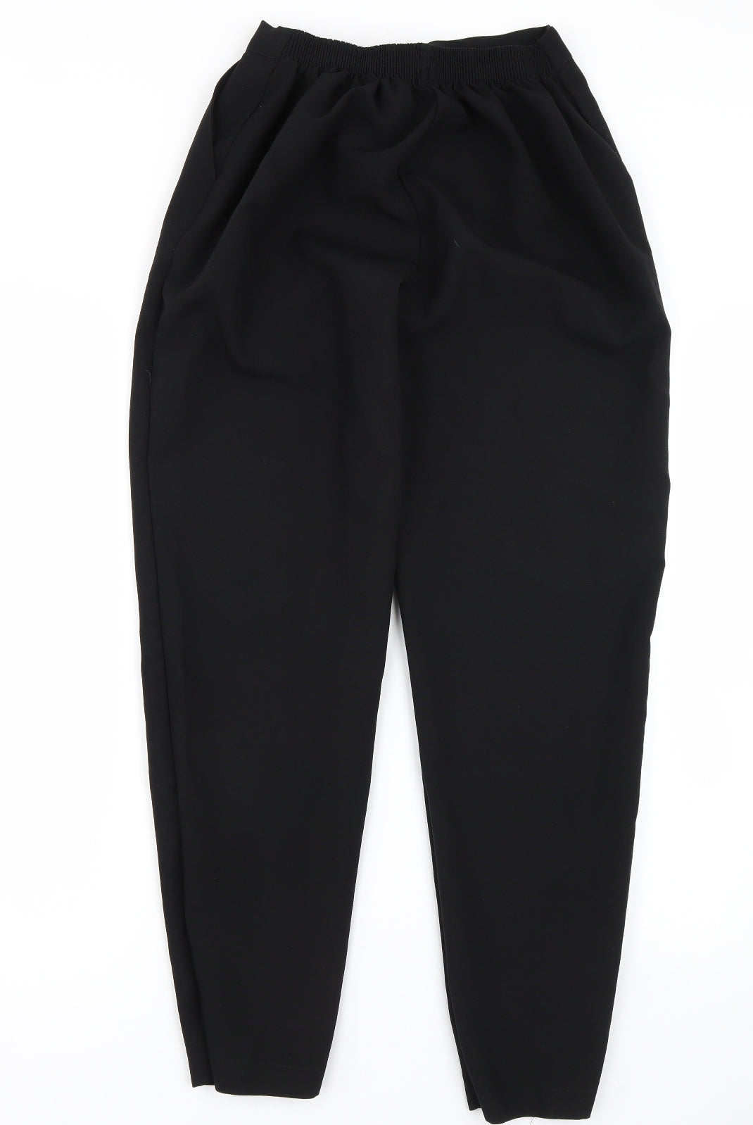 Womens UK Size 16 Preworn Regular Fit  Black Trousers