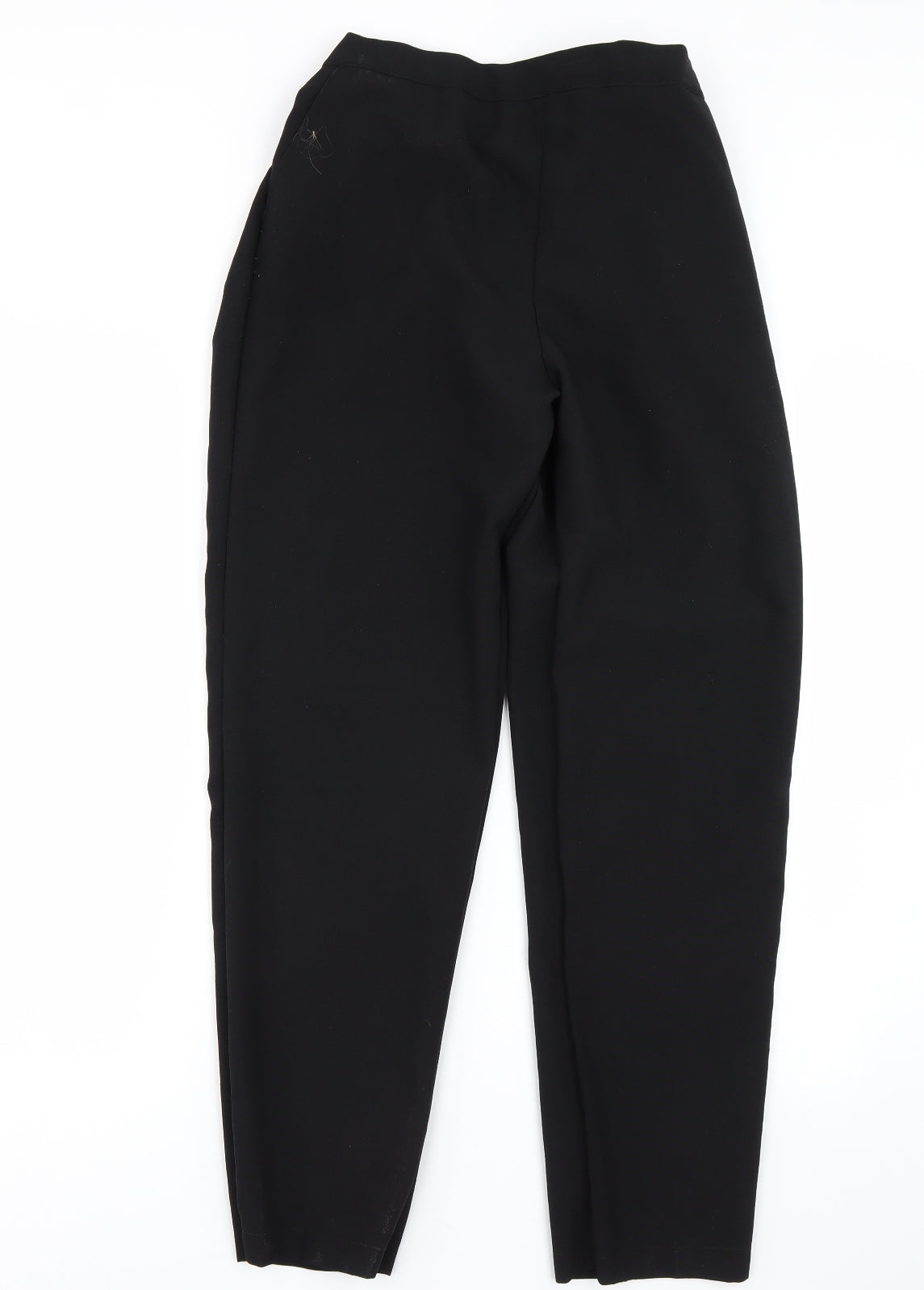Womens UK Size 16 Preworn Regular Fit  Black Trousers