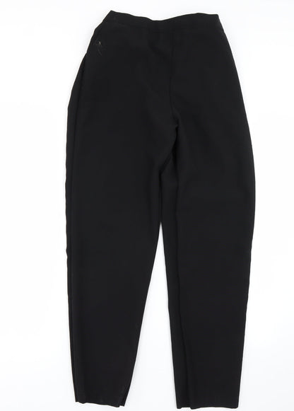 Womens UK Size 16 Preworn Regular Fit  Black Trousers