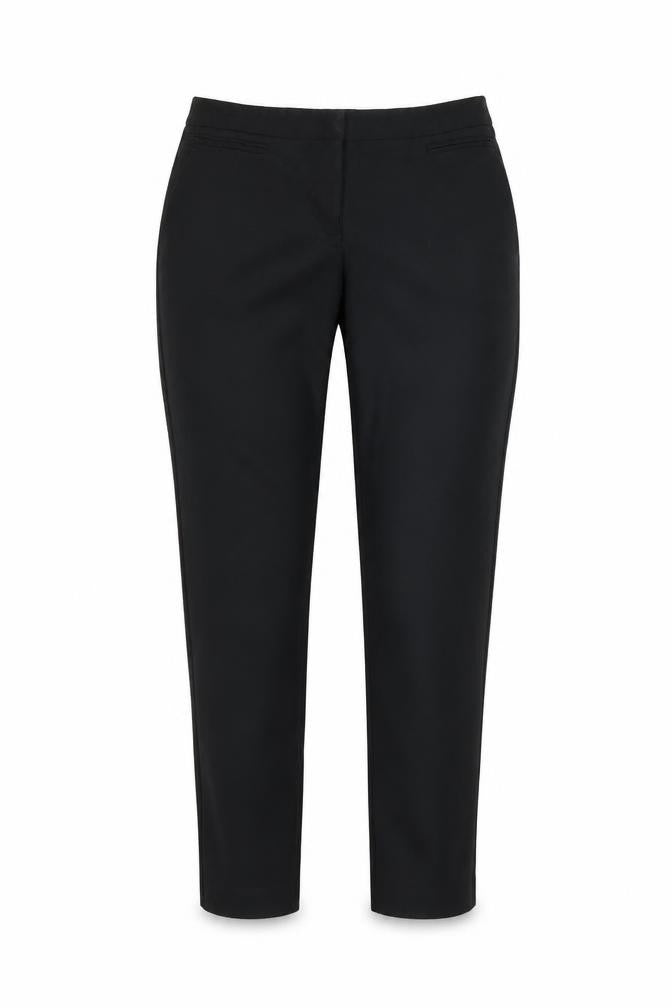 Womens UK Size 8 Preworn Regular Fit  Black Trousers