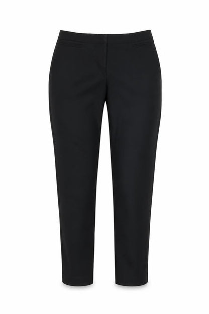 Womens UK Size 8 Preworn Regular Fit  Black Trousers