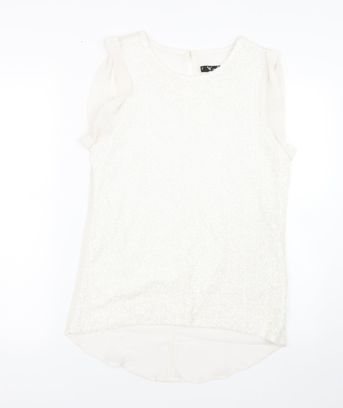 esoterica Womens White   Basic Tank Size 16
