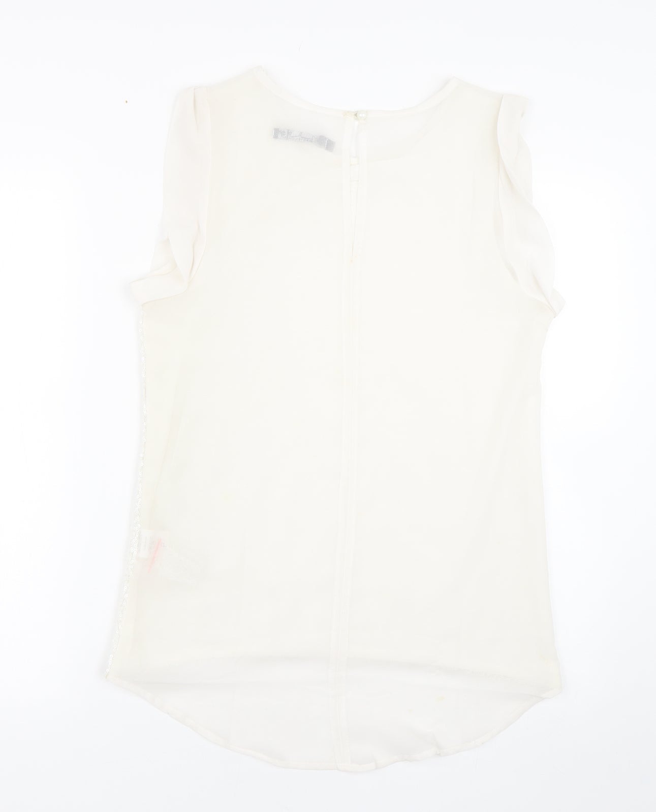 esoterica Womens White   Basic Tank Size 16