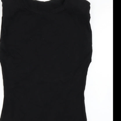 Shien Womens Black   Tank Dress  Size S  - shoulder pads