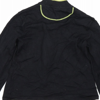 Tess Womens Black   Full Zip Sweatshirt Size M