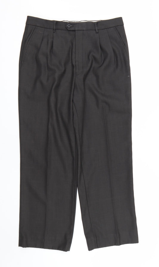 Tree spirit Mens Grey   Trousers  Size 33 in L26 in