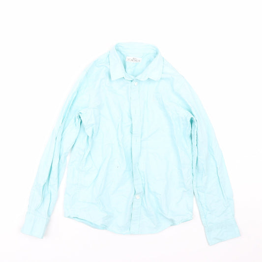 Matalan Boys Blue   Basic Button-Up Size 9 Years