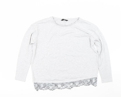 F&F Womens Grey   Pullover Jumper Size 12