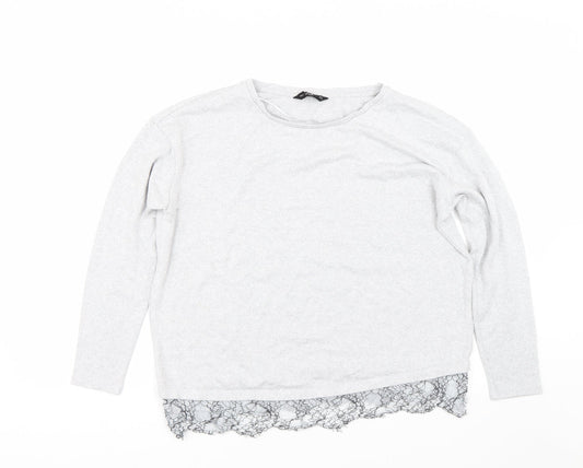 F&F Womens Grey   Pullover Jumper Size 12