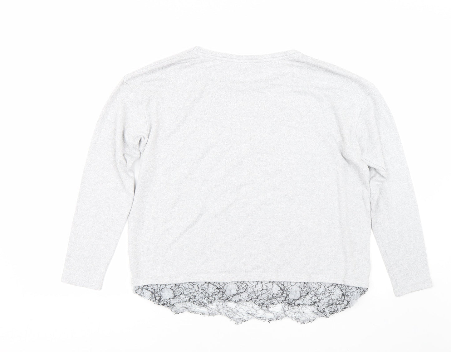 F&F Womens Grey   Pullover Jumper Size 12